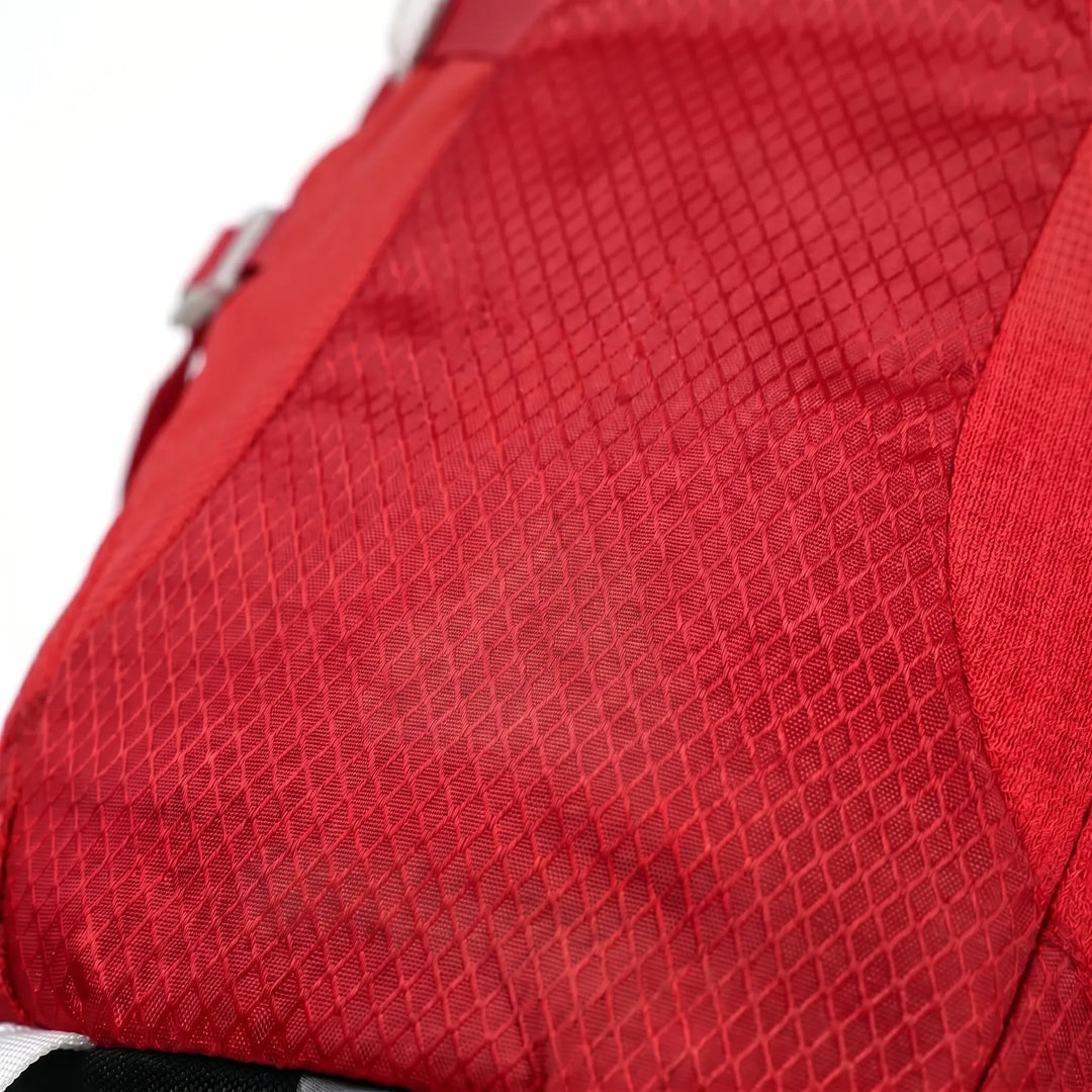 Supportive day pack, ergonomic design for hiking & travel, durable outdoor adventure gear.