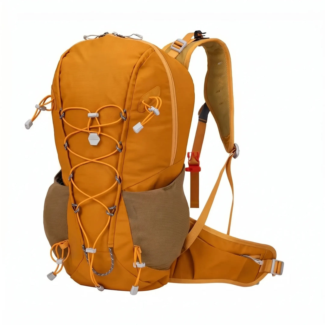 Ergonomic hiking daypack backpack, suitable for long treks and adventurous outdoor travel.