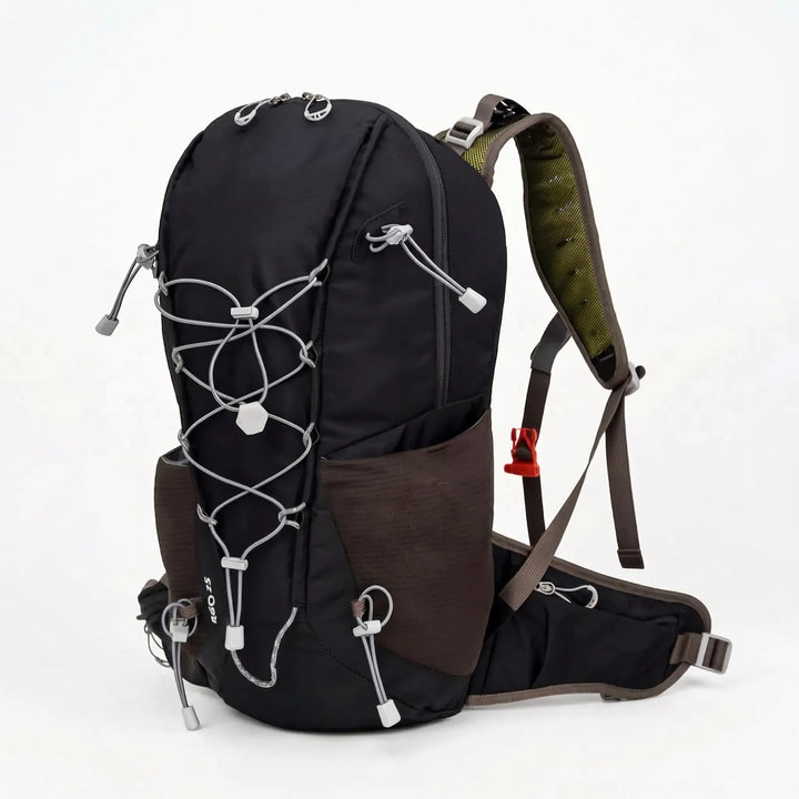 Spacious unisex daypack backpack for hiking, camping, and extended outdoor adventures.
