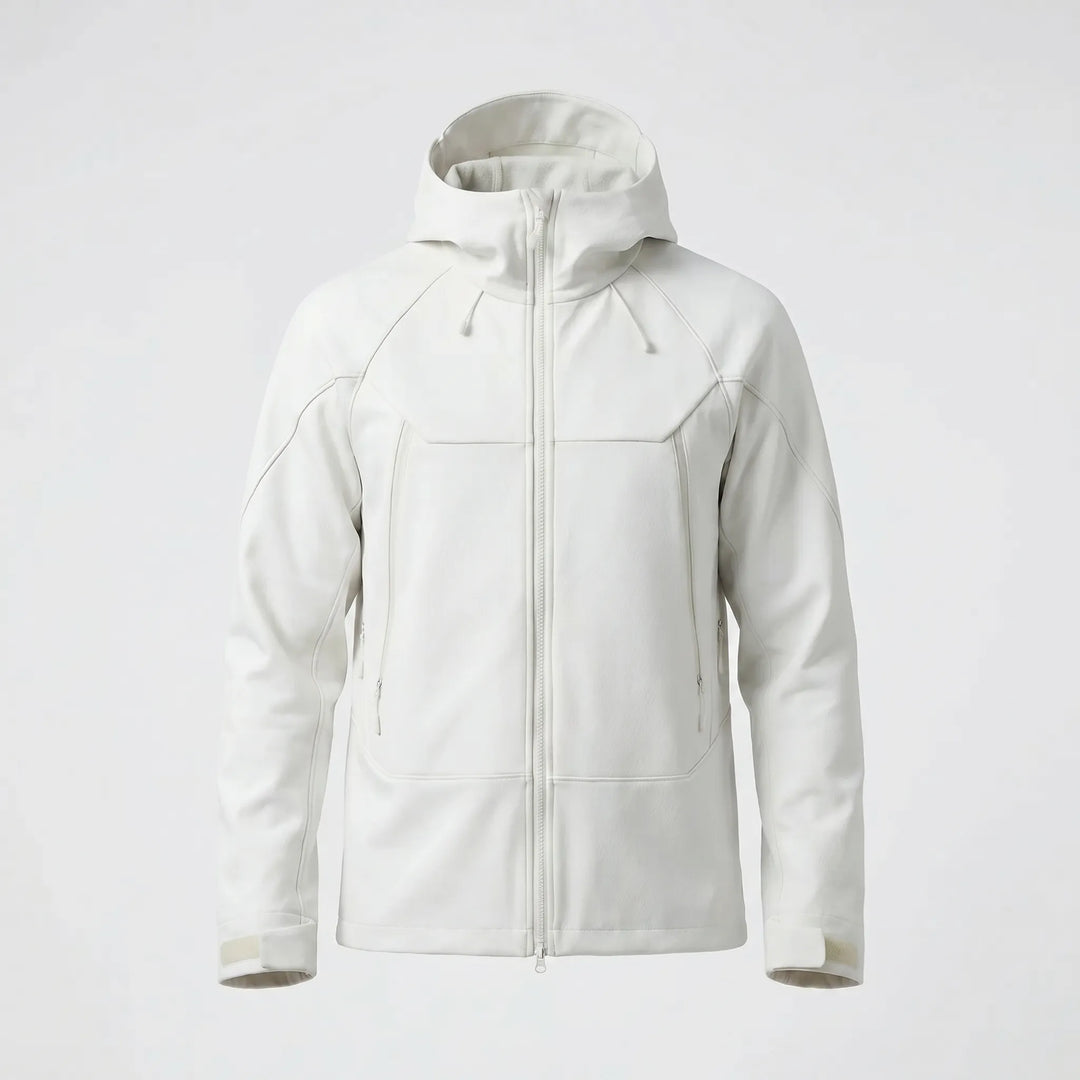 Stay dry & warm with this all-weather hooded unisex outdoor jacket, wind & water resistant.