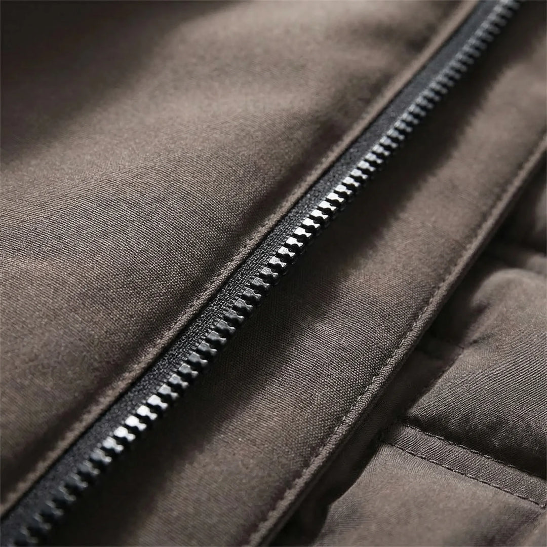 Stay warm & dry with this unisex thermal hooded windbreaker. Ideal winter coat for all outdoor adventures.