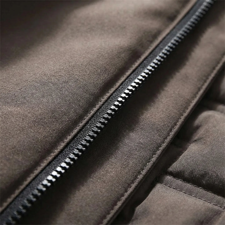 Stay warm & dry with this unisex thermal hooded windbreaker. Ideal winter coat for all outdoor adventures.