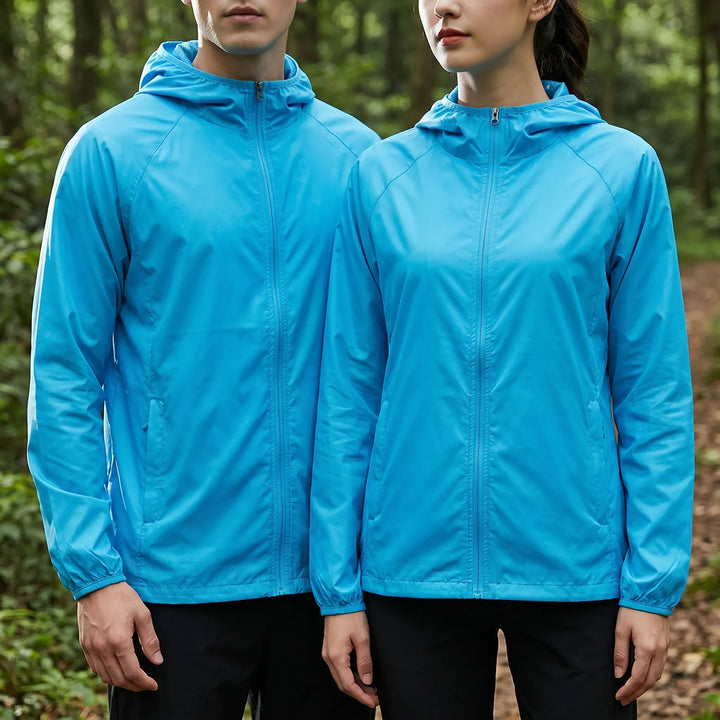 Stylish casual hooded windbreaker, a comfortable lightweight jacket for daily wear & travel.