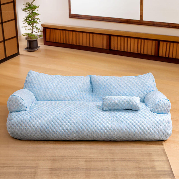 Dog bed for summer, breathable ice silk, comfortable and durable design
