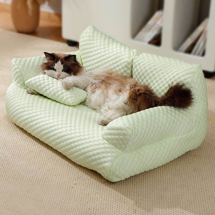 Summer comfort dog bed, ice silk and breathable, a must-have pet sofa