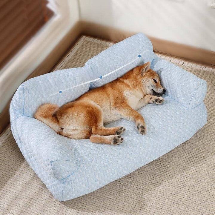 Ice silk pet bed, breathable and cooling for dogs, a perfect summer kennel
