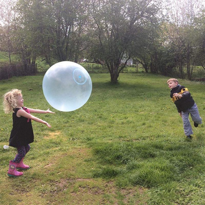Inflatable bubble ball, a giant, tear-resistant outdoor play toy for kids' safe and endless fun.