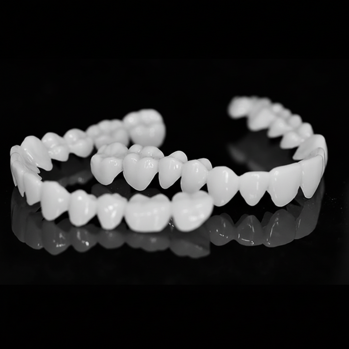 Comfortable, removable cosmetic tooth covers designed for a natural-looking, perfect instant smile.