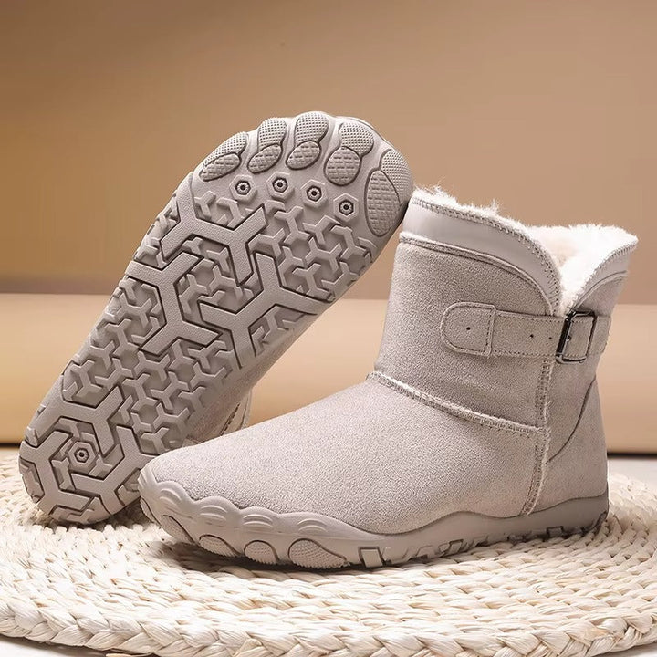 Warm insulated barefoot winter boots for superior cold weather comfort & natural walking.