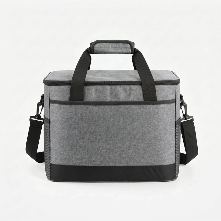 Stylish and functional portable cooler bag, essential for carrying hot or cold food to events & outdoor activities.