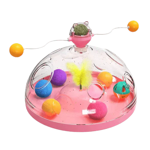 Cat enrichment toy, a unisex interactive puzzle for cats, promoting mental stimulation and engagement