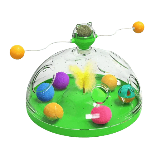 Cat accessory: a mental stimulation puzzle toy for pets, fostering interactive play and enrichment