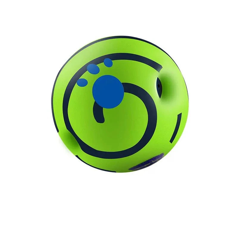 Unisex Interactive Giggle Sound Dog Toy Ball for indoor/outdoor play, all dog sizes