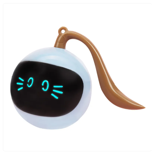 Unisex LED cat toy, spherical and interactive, promoting healthy exercise and playtime for felines