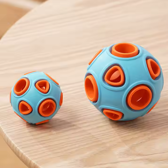 Interactive dog toy: durable musical light-up ball, perfect for energetic puppies