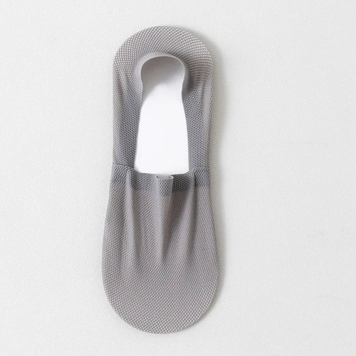 Invisible no-show anti-slip unisex socks, low-cut & breathable, offering secure foot comfort all day.