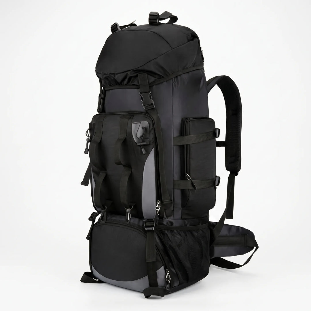 Robust unisex large capacity hiking backpack, essential gear for all camping, trekking, and backpacking needs.