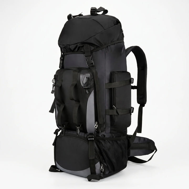 Robust unisex large capacity hiking backpack, essential gear for all camping, trekking, and backpacking needs.