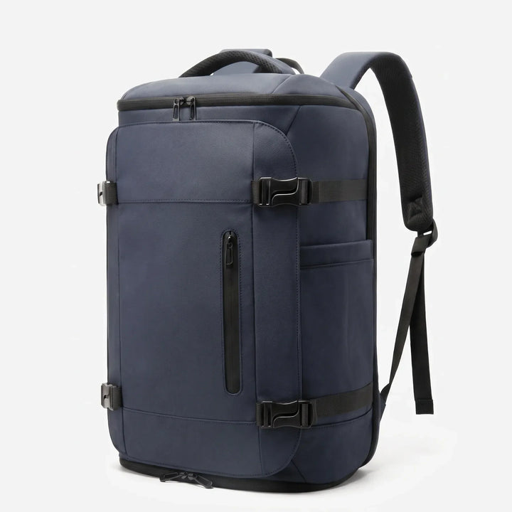 Versatile unisex travel backpack, ideal carry-on for weekend trips & daily commute with secure laptop storage.