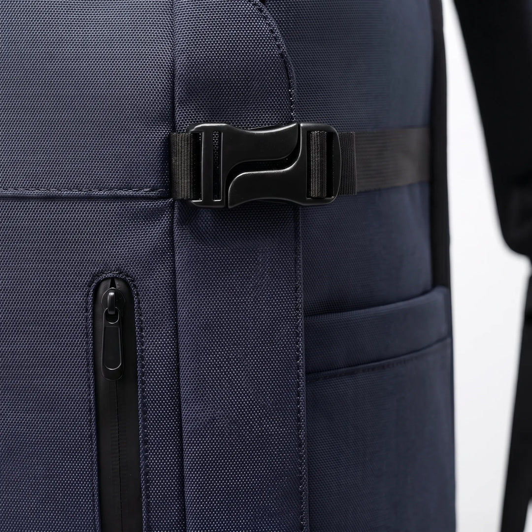 Organized water-resistant travel laptop backpack, perfect for gym, daily commute, & short trips.