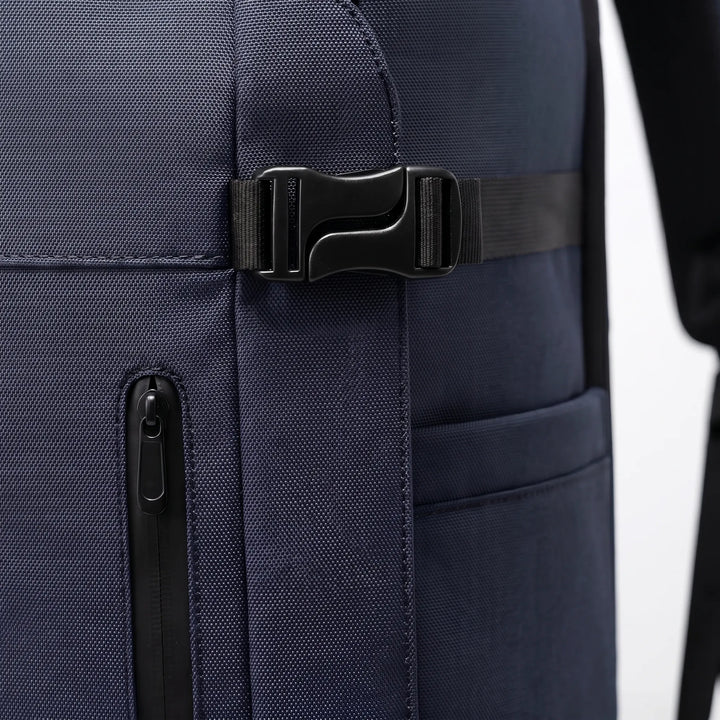 Organized water-resistant travel laptop backpack, perfect for gym, daily commute, & short trips.