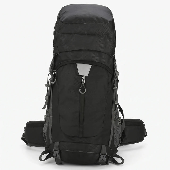Spacious large capacity unisex hiking backpack, a versatile travel pack for extended outdoor expeditions & camping.