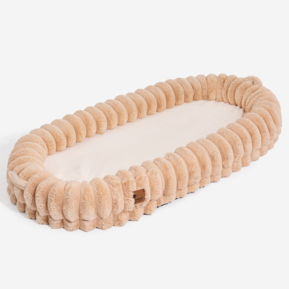 Orthopedic large pet bed showing its ample size, ideal for big dogs or multiple cats.