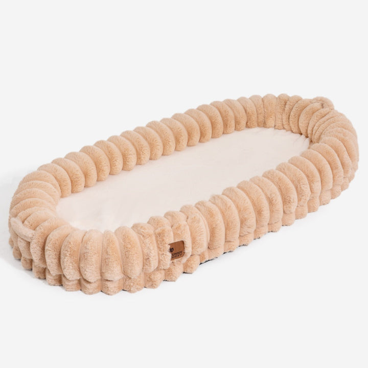 Orthopedic large pet bed showing its ample size, ideal for big dogs or multiple cats.