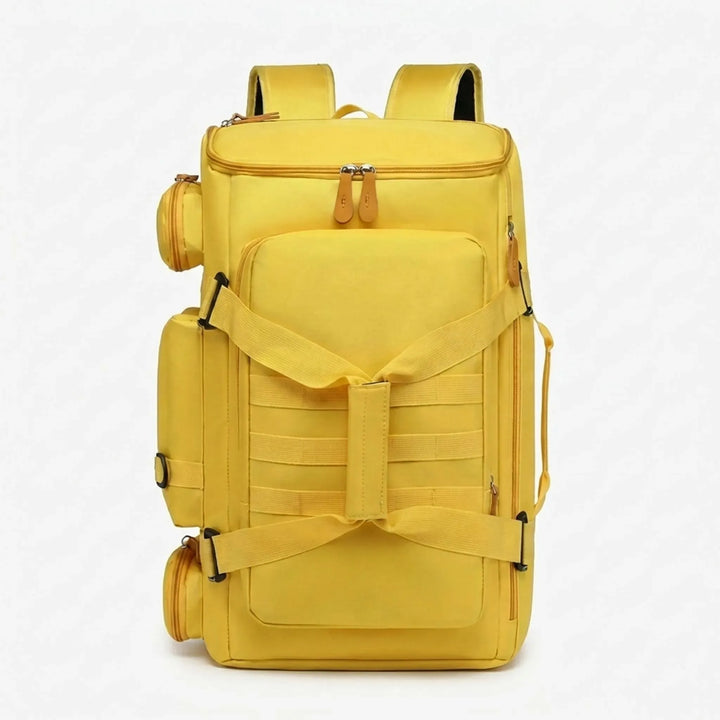 Large unisex travel gear backpack, designed for efficient organization on trips & daily commutes.