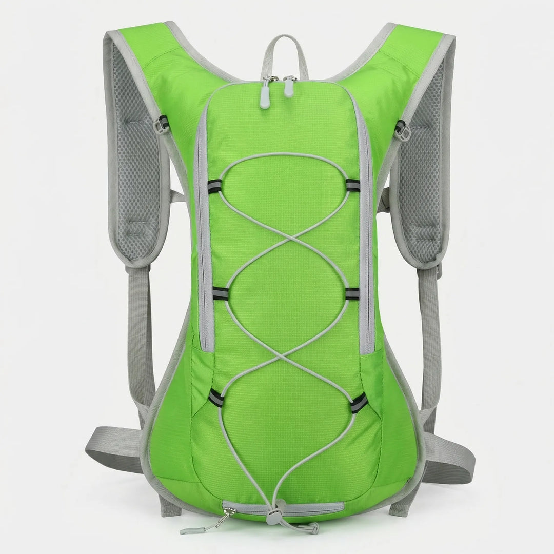 Durable unisex 3-gallon hydration backpack, compact for cycling, running & trail use.