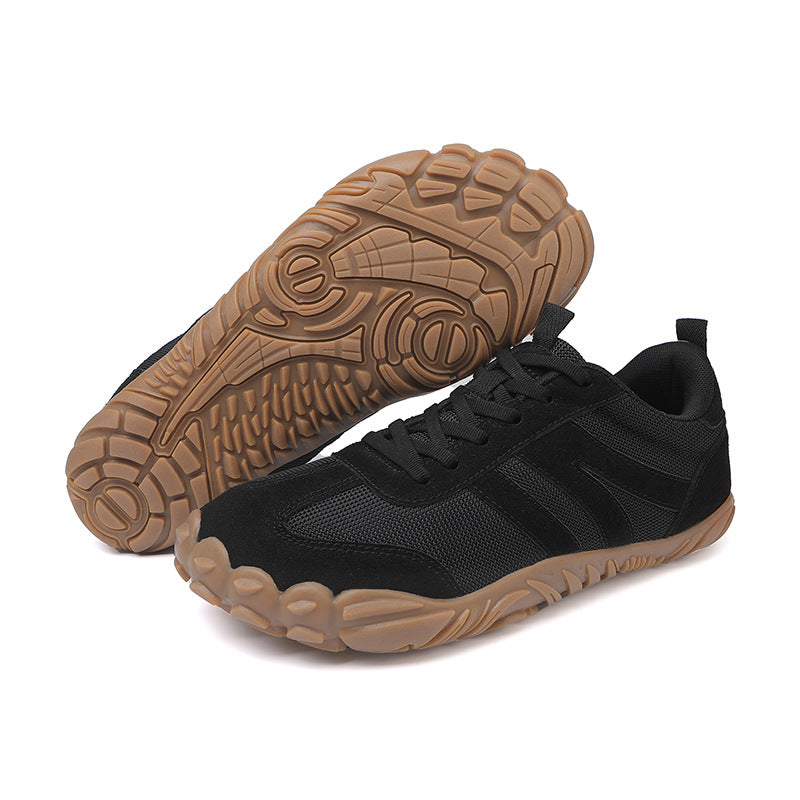 Outdoor adventure barefoot shoes, lightweight and wide fit, ensuring natural movement and stability.