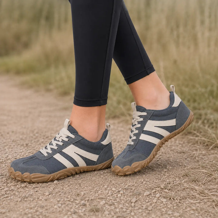 Unisex trail shoes: breathable, wide fit, and lightweight for natural barefoot hiking.