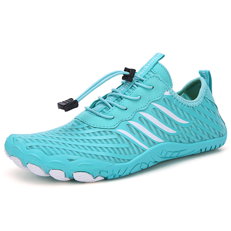 Barefoot shoes pair, lightweight with wide toe box, ready for natural movement activities.