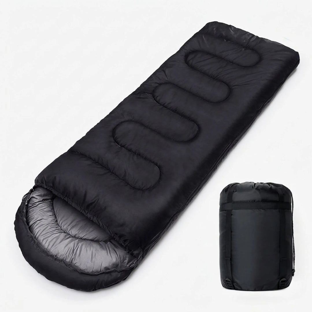 Compact envelope sleeping bag for hikers & campers. Warm, lightweight gear for outdoor adventures and backpacking.