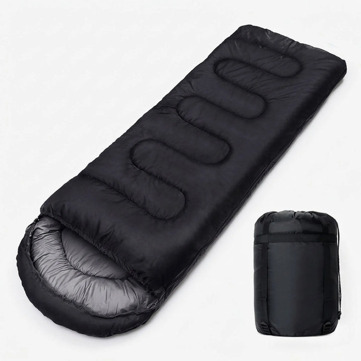 Compact envelope sleeping bag for hikers & campers. Warm, lightweight gear for outdoor adventures and backpacking.