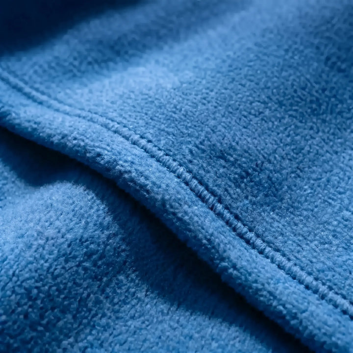 Soft fleece sleeping bag, lightweight & comfortable for camping & hiking. Unisex travel gear.