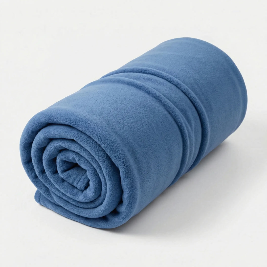 Durable unisex fleece sleeping bag for camping & hiking. Lightweight & warm outdoor gear.