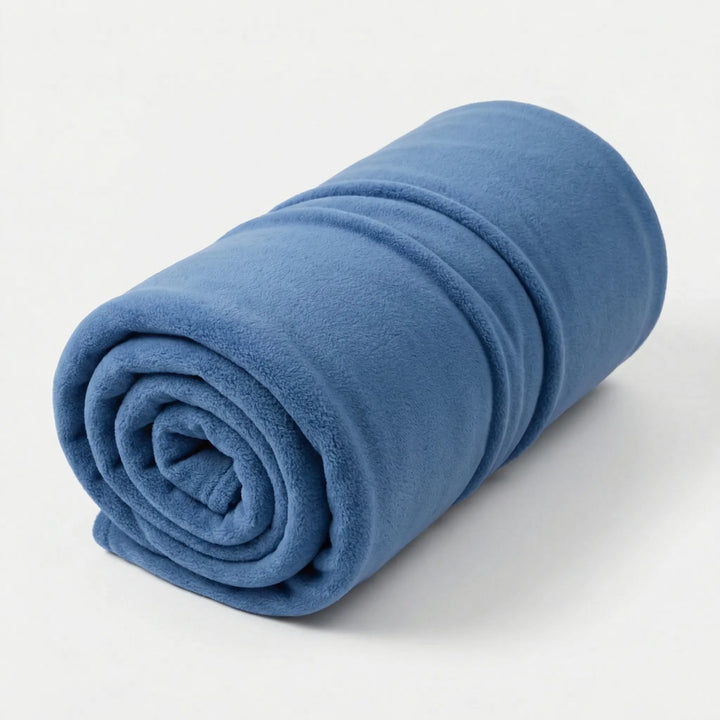 Durable unisex fleece sleeping bag for camping & hiking. Lightweight & warm outdoor gear.