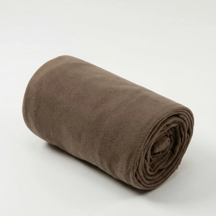 Portable roll-up fleece sleeping bag for travel & backpacking. Lightweight unisex outdoor gear.
