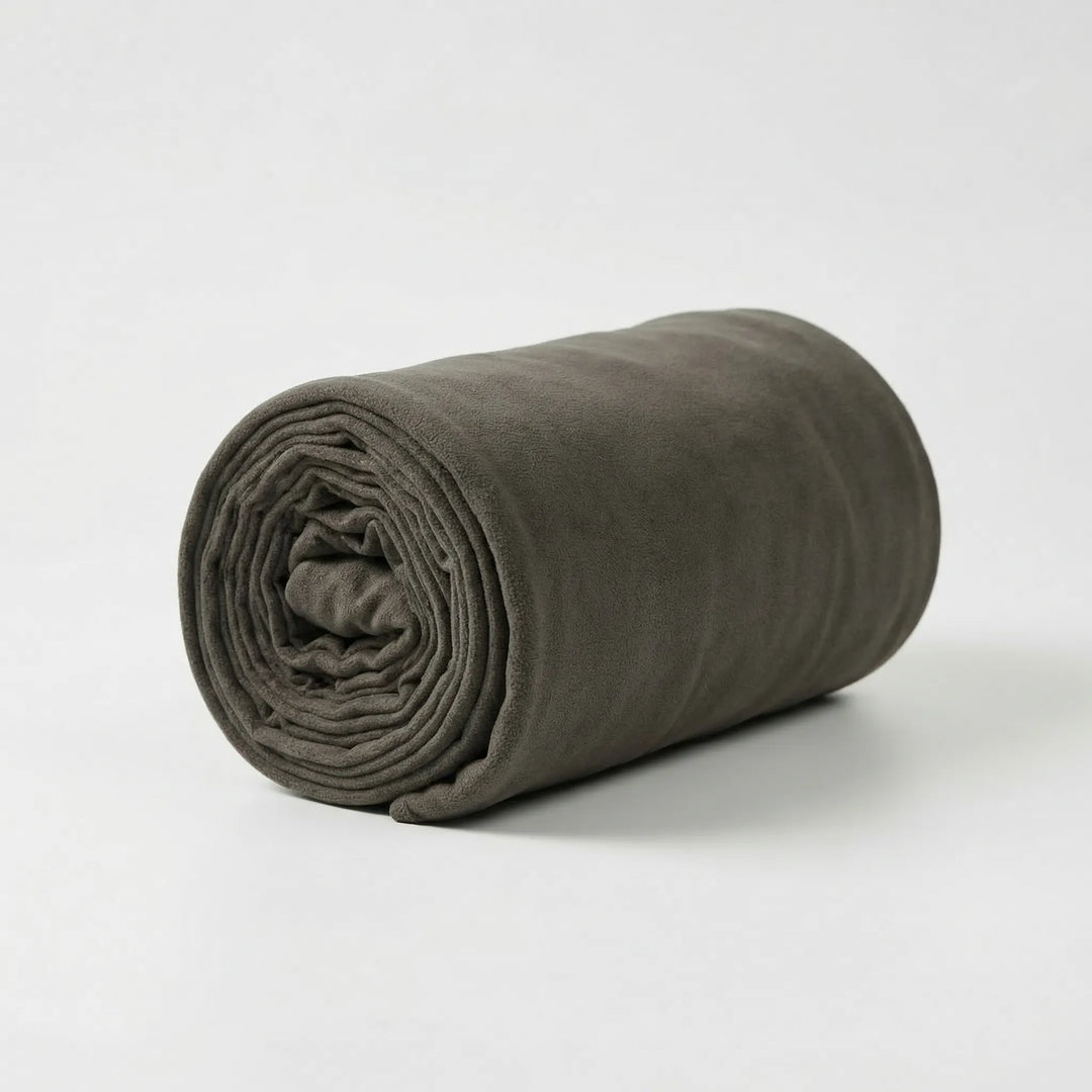 Warm, lightweight fleece sleeping bag, perfect for hiking & camping. Unisex portable outdoor gear.