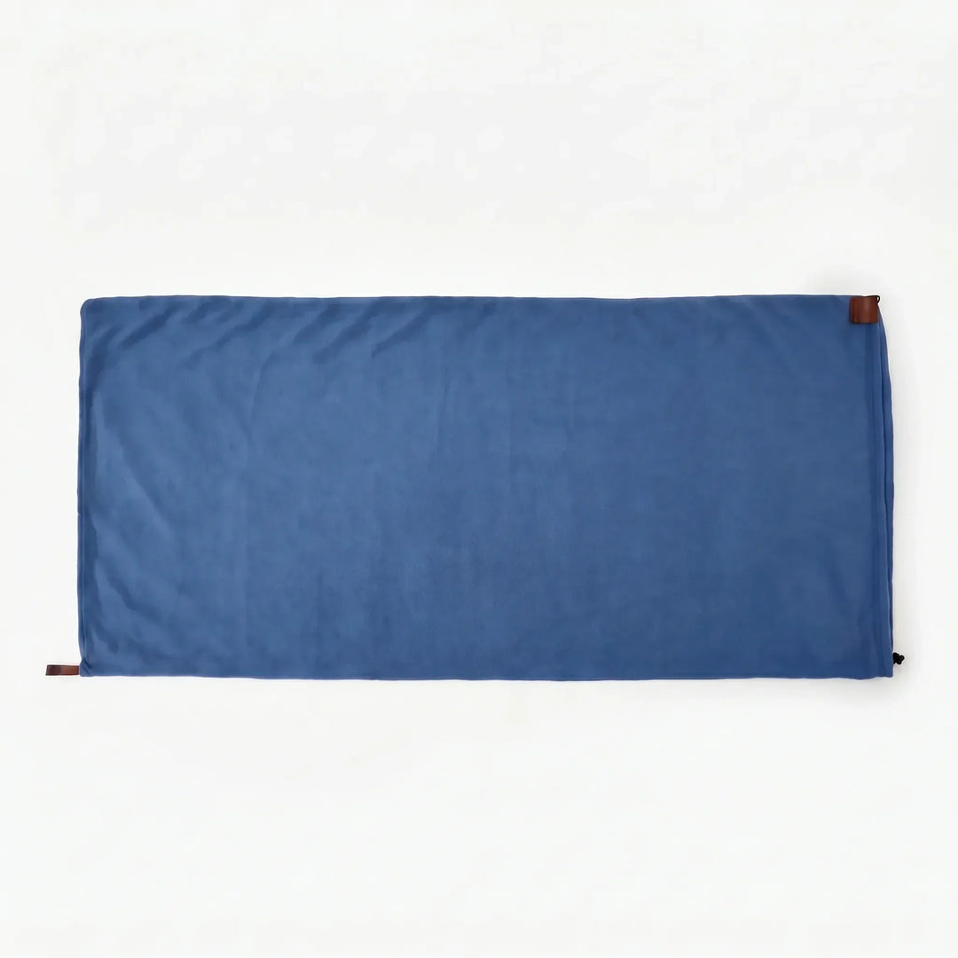 Soft fleece sleeping bag liner for adults, adds warmth and comfort to any sleeping bag. Ideal for travel.