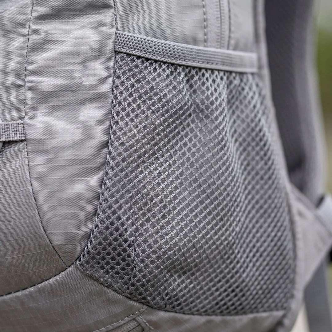 Spacious lightweight hiking backpack with multiple compartments for organizing outdoor trail gear.