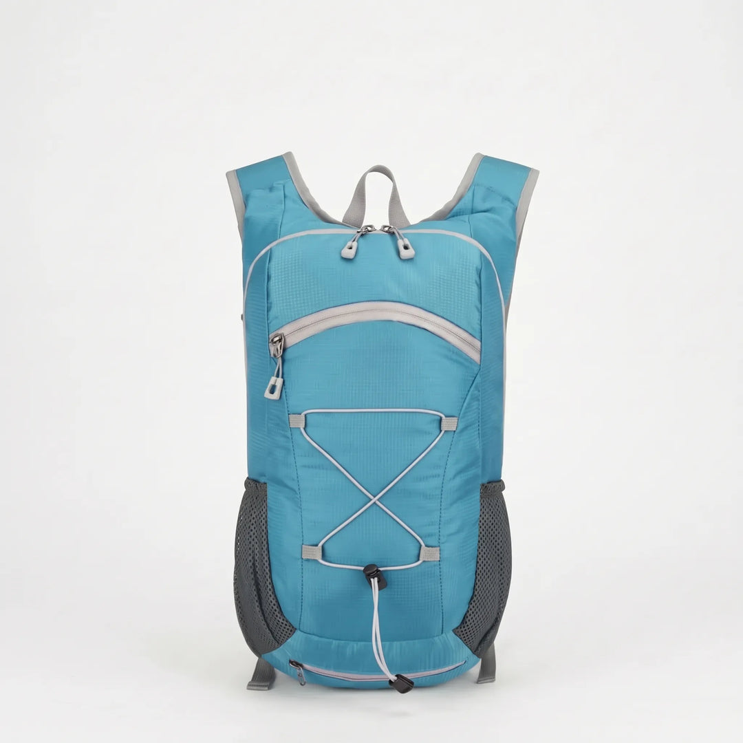 Unisex lightweight nylon hiking backpack, great for any trail adventure, camping, or outdoor use.