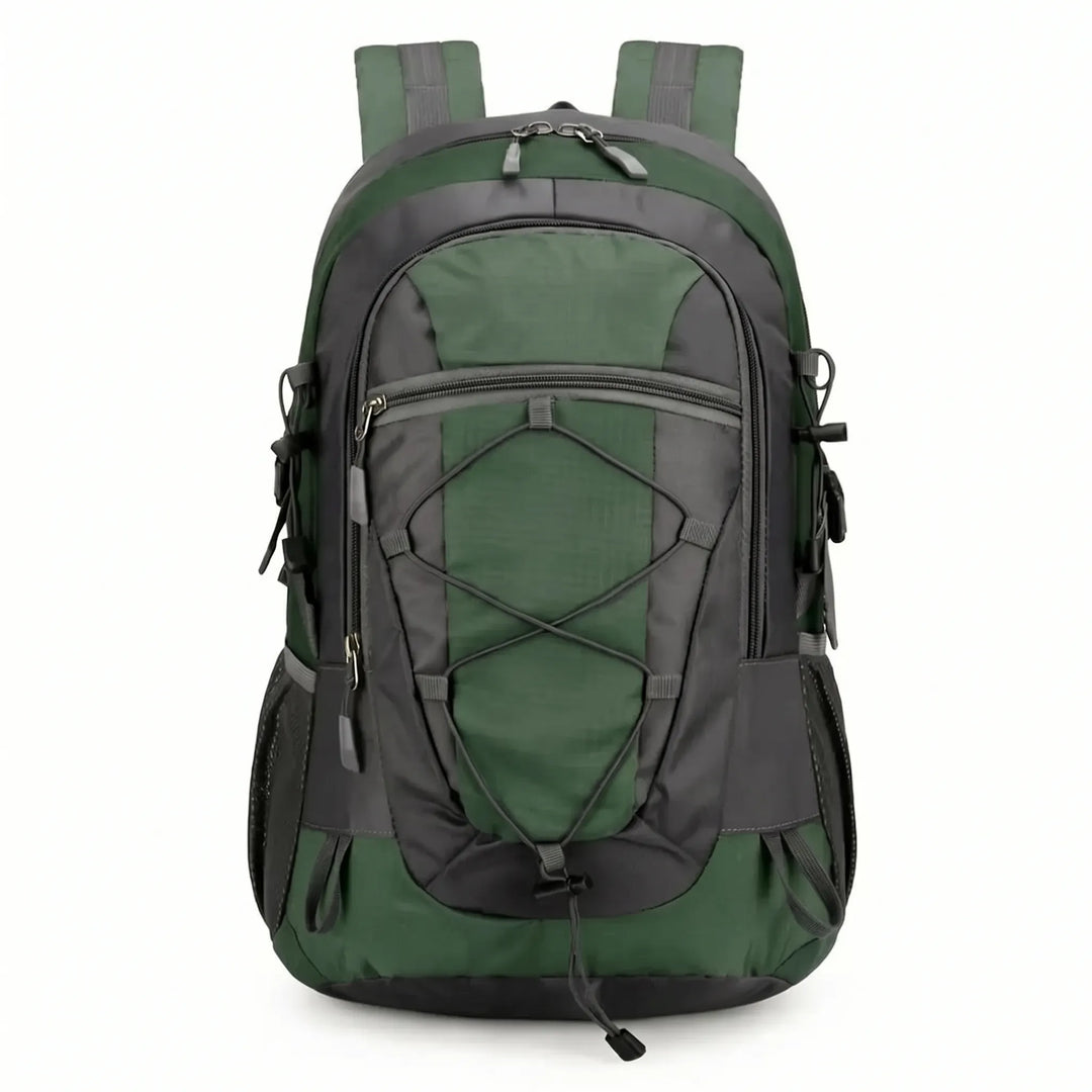 Spacious lightweight hiking backpack with multiple compartments for gear organization.