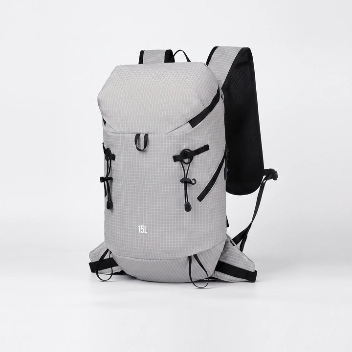 Durable lightweight hiking backpack, ideal for rugged outdoor trails, camping & travel. Hydration compatible, unisex.