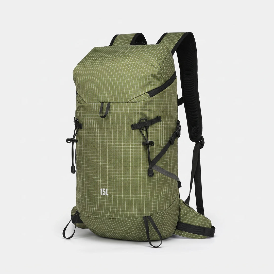 Sleek design unisex lightweight hydration hiking backpack, versatile for outdoor trails, camping & travel sports.