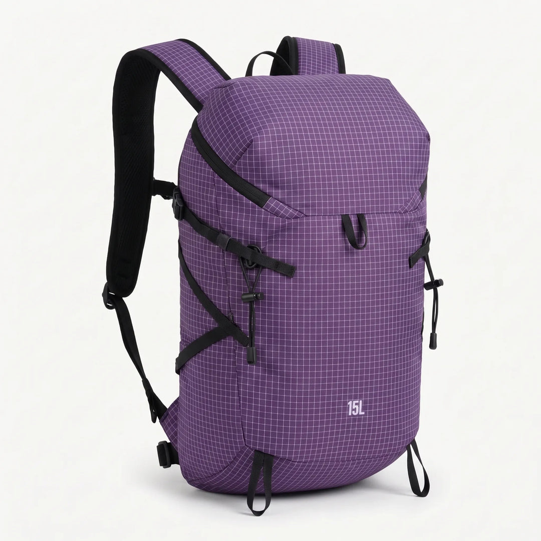 Versatile lightweight hydration hiking pack for trekking, camping, trail running & travel adventure. Durable & unisex.