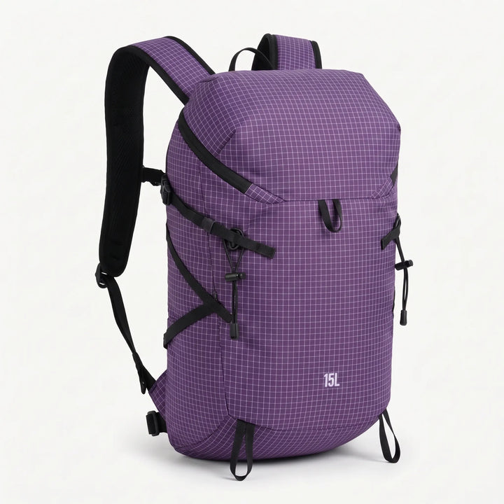 Versatile lightweight hydration hiking pack for trekking, camping, trail running & travel adventure. Durable & unisex.