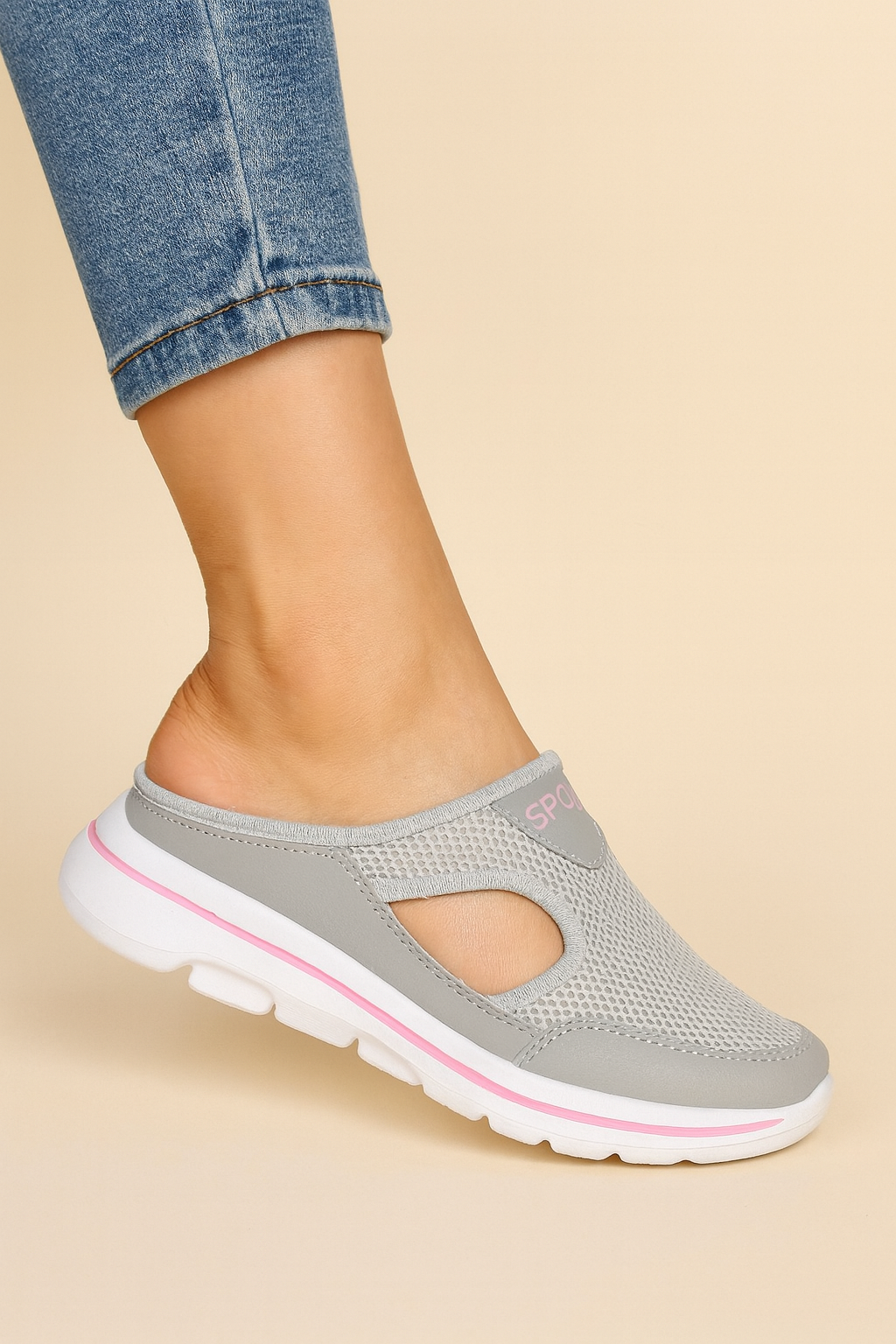 Soft, lightweight house shoes, orthopedic design for all-day indoor comfort & foot support.
