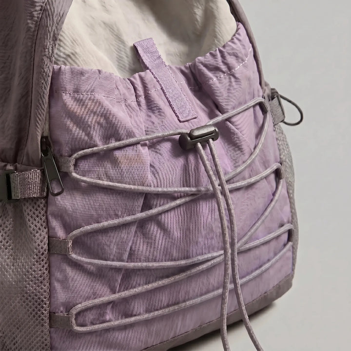 Adventure-ready unisex daypack; a lightweight nylon backpack for travel, hikes, and outdoor activities.